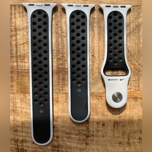 40mm Nike Sport Apple Watch Band | Pure Platinum